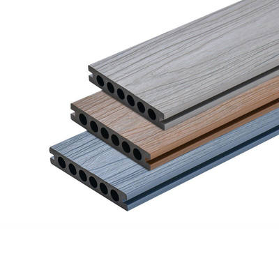 Decking esteriore di legno di plastica all'aperto impermeabile della decorazione del pannello delle plance 140x23mm WPC che pavimenta materiale