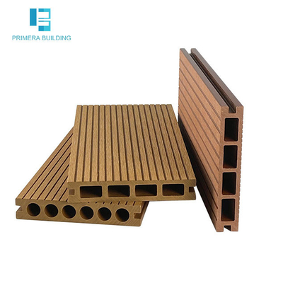 comprare Il tipo antislittamento Decking della scanalatura di WPC si imbarca sul pavimento all'aperto di ingegneria del giardino della strada della plancia fabbricazione online