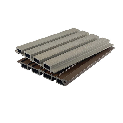 comprare Progetto dell'interno dell'ufficio del bordo di 25x227mm WPC di rivestimento del pannello della plancia stridente composita di plastica a prova di fuoco di legno fabbricazione online