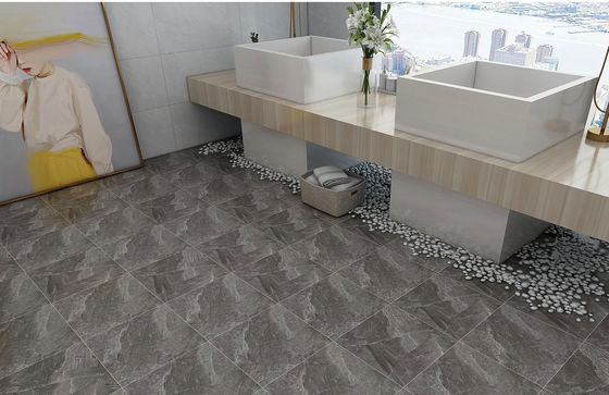 comprare Piastrelle rustiche in ceramica grigio antibatteriche 400x400 mm Pavimenti interni fabbricazione online