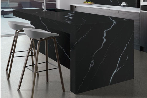 comprare Fantasma nero di pietra sinterizzata 800x2600x12mm Superficie opaca fabbricazione online