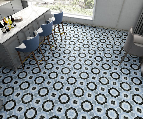 comprare Piastrella rustica in ceramica blu 20x20cm per pareti e pavimenti fabbricazione online