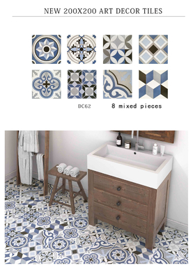 comprare Piastrelle rustiche in ceramica per il bagno e piastrelle blu per il balcone fabbricazione online