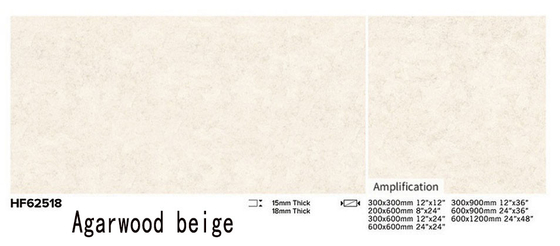 comprare Porcellana per pavimenti resistenti all'usura per cortile e piazza 1200x600x18mm Beige fabbricazione online
