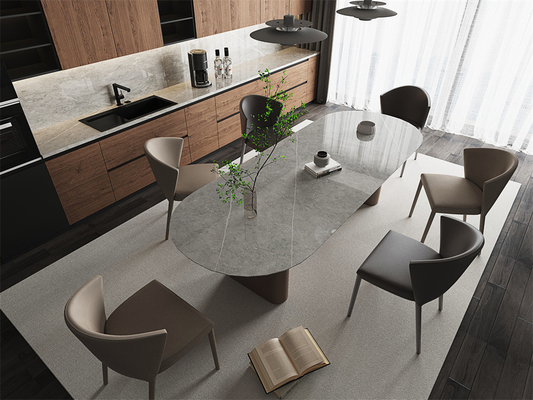 comprare Pietra sinterizzata grigio 1420x2700mm per appartamento e camera da letto fabbricazione online