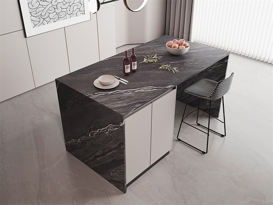 comprare 1420x2700mm Anti-slip Grigio Pietra di sabbia pavimento interno Matt Pietra sinterizzata lastra per casa e sala da pranzo fabbricazione online