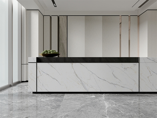 comprare Slab di pietra sinterizzata per il soggiorno 1420x2700mm fabbricazione online