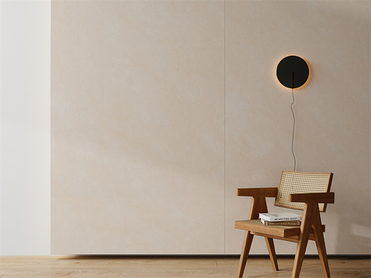 comprare Linen Beige 160x320cm Porcellana lucidata vetrata Slab di pietra sinterizzata per il soggiorno resistente all'usura fabbricazione online