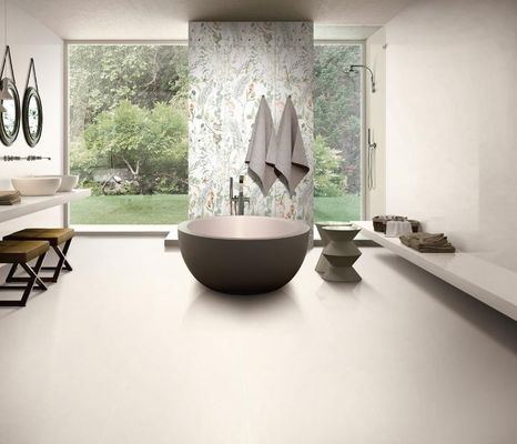 comprare Piastrelle da pavimento in porcellana vetrata morbida antibatterica di colore beige 750x1500 mm fabbricazione online