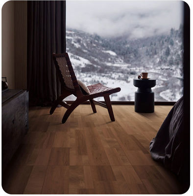 comprare Piastrella in porcellana di legno di grado AAA 600x1200mm Argilla Tan Pavimento per interni fabbricazione online