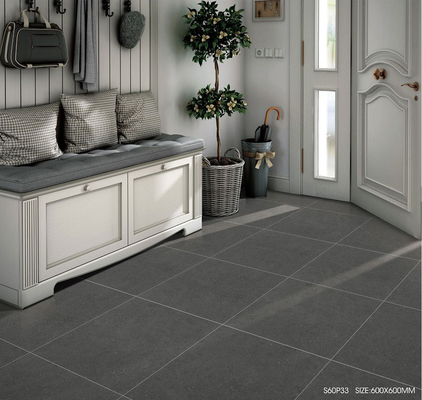 comprare Piastrelle con texture e 600x1200mm di porcellana grigia scura matt e morbida per bagno e camera da letto fabbricazione online