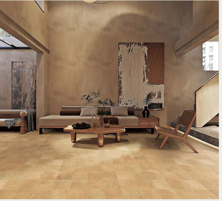 comprare Piastrelle di pavimento in ceramica marrone leggera antiscivolo 600x600 mm di grado AAA fabbricazione online