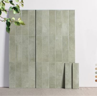 comprare Piastrelle moderne verdi chiare e piastrelle retrò in ceramica per la sala da pranzo e il soggiorno fabbricazione online