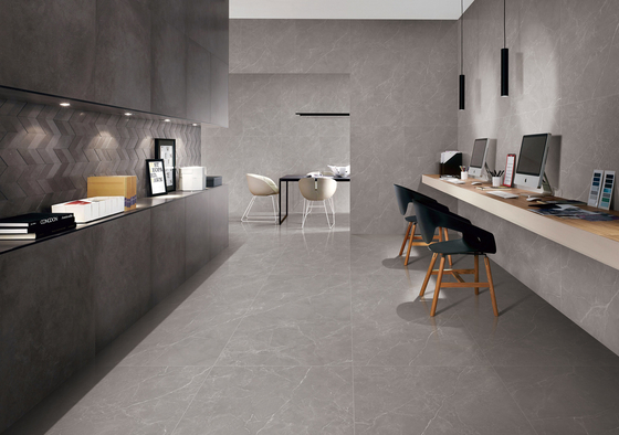 comprare Piastrelle di porcellana grigie 1200x600 mm e piastrelle per pavimenti interni per balcone fabbricazione online