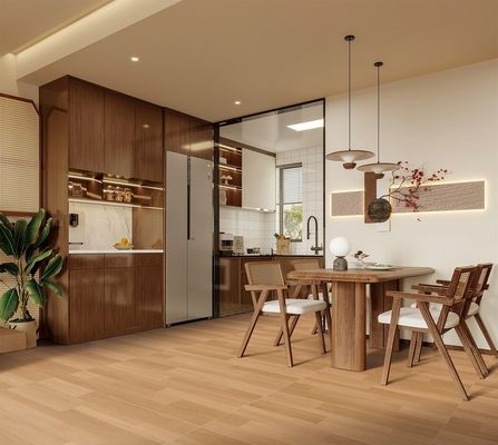 comprare Piastrelle di porcellana di legno di grado AAA 60x120cm Piastrelle antiscivolo per pavimenti interni fabbricazione online