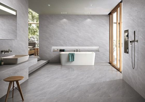 comprare Piastrelle per pareti in ceramica smaltata grigia resistente all'usura 400x800mm fabbricazione online