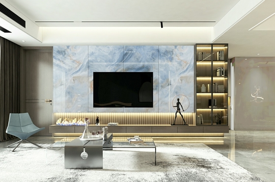 comprare 900x1800x9mm resistente all'umidità, pavimento interno in porcellana lucida e lucidata fabbricazione online