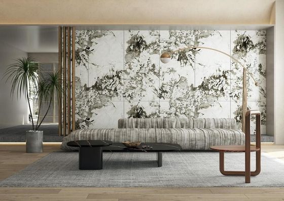 comprare 900x1800mm Piastrelle di porcellana vetrata lucidata grigio per pavimenti interni fabbricazione online