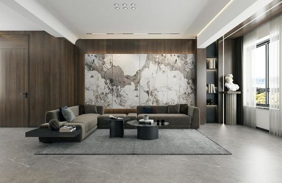 comprare 900x1800mm Porcellana lucidata vetrata 9mm spessa parete del pavimento interno fabbricazione online