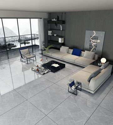 comprare 900x1800mm Grigio lucidato vetrata porcellana piastrella per pavimento e parete fabbricazione online