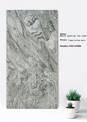 comprare Piastrella per facciata continua in argilla grigia opaca fiammata 600x1200mm fabbricazione online