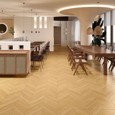 comprare Piastrelle di porcellana di legno marrone di grado AAA 600x1200mm fabbricazione online