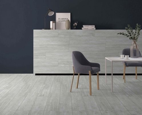 comprare Strisce di piastrelle di porcellana di legno di grado AAA 200x1000 mm in grigio e giallo fabbricazione online