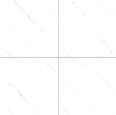 comprare Piastrelle in porcellana smaltata lucida Carrara White 800x800mm per soggiorno fabbricazione online
