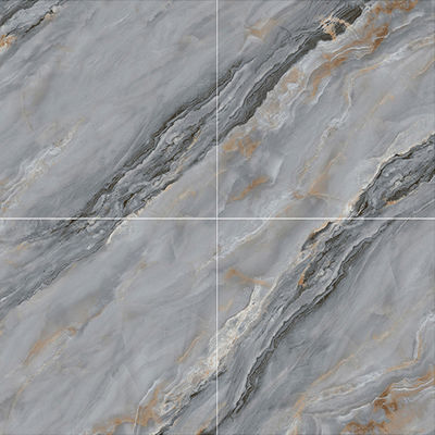 comprare Piastrelle di pietra di lusso lucidate per pavimenti interni grigio 1000x1000mm per uffici e progetti 3 stili fabbricazione online