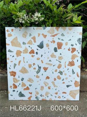 comprare Piastrelle in ceramica beige elegante 600x600mm per pavimenti interni antibatterici per bagno e cucina fabbricazione online
