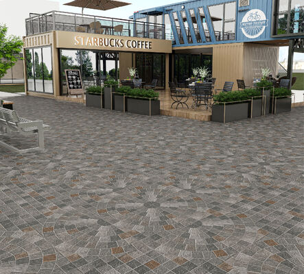 comprare Grigio resistente all'usura Retro Matt Pavimentazione Piastrelle in ceramica 600x600mm Piastrelle per cortile fabbricazione online