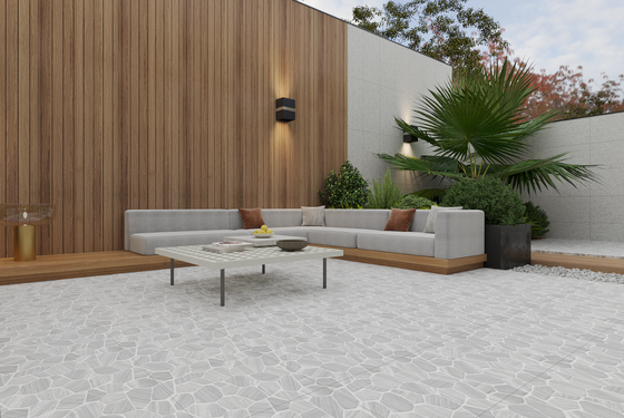 Acquistare Decorativo Elegante impermeabile resistente alle macchie Stile di pietra grigio chiaro 598x598mm Spessore 12mm Pavimenti e pareti esterni Piastrelle in ceramica per ristrutturazione e ricostruzione fabbricazione online