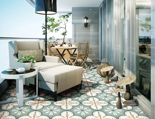 comprare Mattonelle decorative del pavimento di verde dello SGS, 200x200mm 0,03 W.A Restaurant Ceramic Tile fabbricazione online