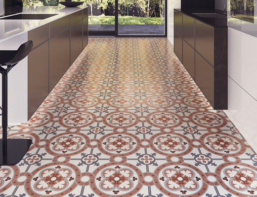 comprare SGS ceramico rosso di stampa a getto di inchiostro della porcellana di spessore di 200x200mm 8.5mm della parete dell'interno del pavimento non tappezzato fabbricazione online