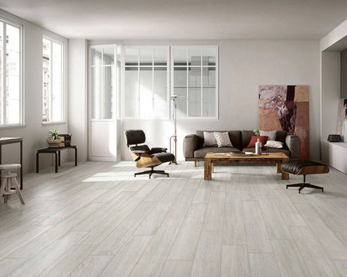 comprare 9.5mm Gray Wood Tiles leggero, mattonelle di legno all'aperto della porcellana di effetto dello SGS 200x1200mm fabbricazione online