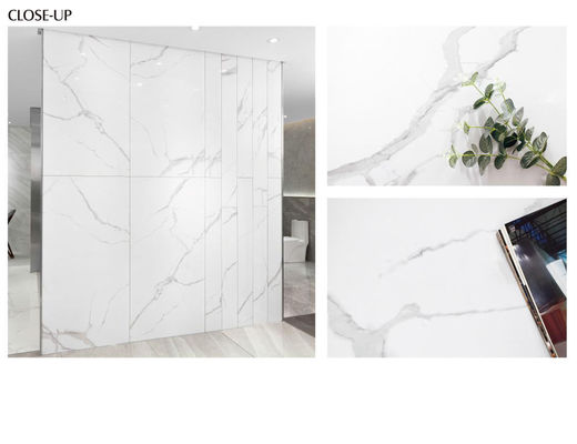 comprare Piastrelle di marmo di Carrara lucidate 600x1200mm piastrelle di porcellana per pavimento e parete fabbricazione online
