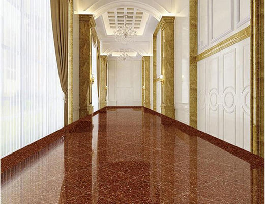 comprare 24X24'Pulat ha lucidato il cioccolato rosso del Bordeaux delle piastrelle per pavimento della porcellana rosso fabbricazione online