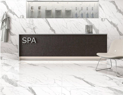 comprare le mattonelle bianche della porcellana dello SGS Carrara di 45X90cm, parete del fondo di 31KG/ctn TV piastrellano lustrato fabbricazione online