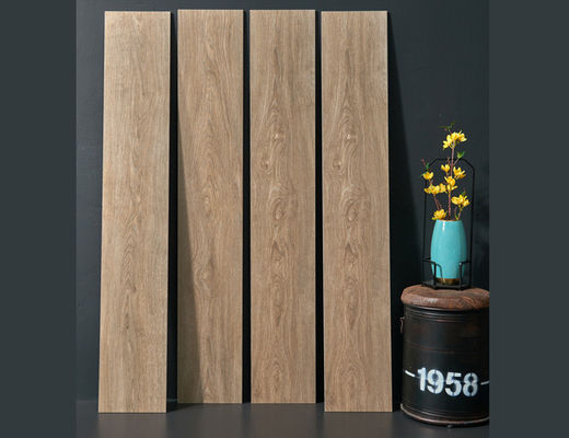 comprare Porcellana lustrata ceramica di effetto di legno delle mattonelle 250x1500mm di spessore di 1000SQM 9.5mm fabbricazione online
