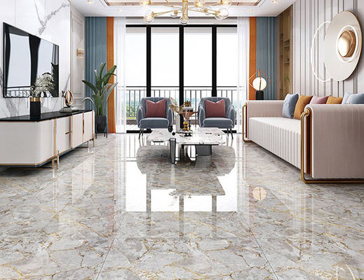 comprare Piastrelle di porcellana vetrata in linea d'oro 800x800 mm di marmo a corpo intero fabbricazione online
