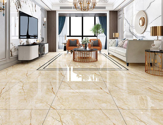 comprare 800x800mm Linea d'oro Porcellana lucidata vetrata Piastrelle da terra 10mm fabbricazione online