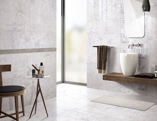 comprare ISO13006 Grey Marble Bathroom Wall Tiles, 300x600mm 0,15 W.A Glazed Ceramic Tile fabbricazione online