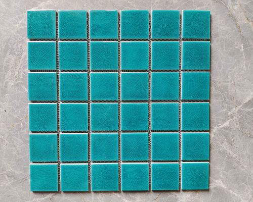 comprare 48x48mm Chip Size Swimming Pool Mosaic che le mattonelle ghiacciano si sono fenduti fabbricazione online