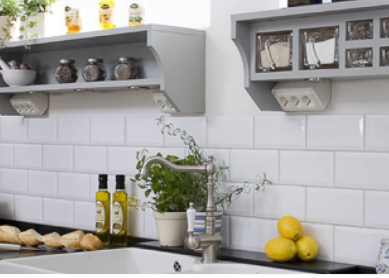 comprare Piastrelle per pareti in ceramica lucida 75x300mm per bagno e cucina fabbricazione online