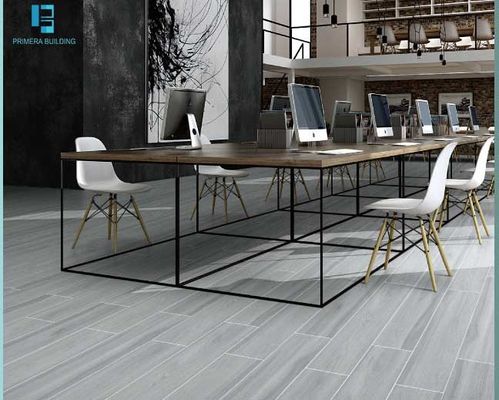 comprare Piastrelle in gres porcellanato effetto legno grigio 200x1200mm fabbricazione online