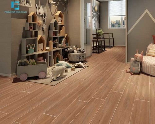 comprare Piastrelle in ceramica per pavimenti e pareti 200 x 1200 mm, effetto legno, effetto rustico, smaltato opaco, colore marrone fabbricazione online