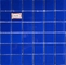 Piastrelle a mosaico per piscine 48X48MM Piastrelle a mosaico in vetro di colore blu