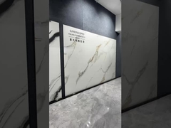 Piastrelle vetrate lucidate 900x1800x9mm piastrelle di carrara