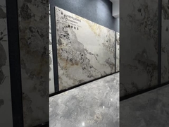 900x1800x9mm Piastrelle vetrate lucide antiscivolo giallo chiaro per soggiorno