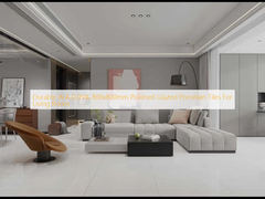 Piastrelle in porcellana smaltata lucida 800x800mm Durable W.A 0,05% per soggiorno